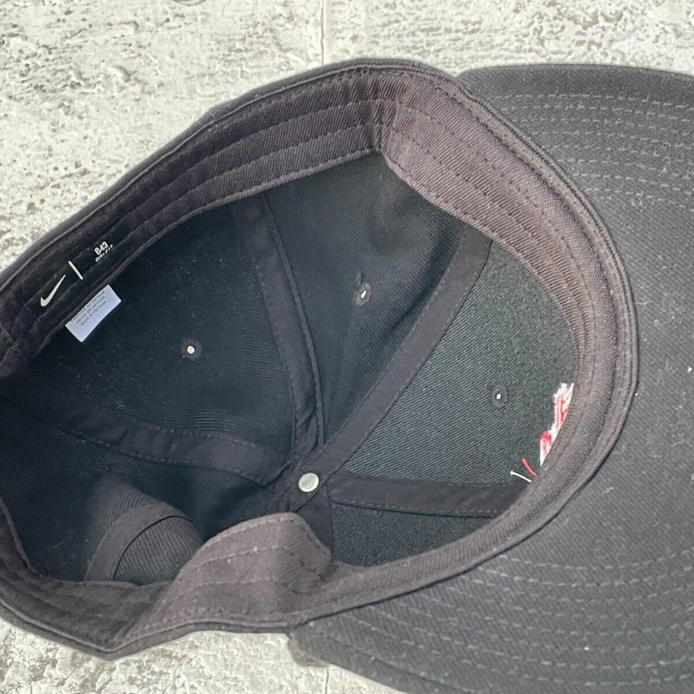Nike Hat Black Dri fit 643 Sport Baseball Cap Hat Size L/XL - Picture 5 of 9